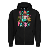 Black home is where we park it Zipper Hoodie - RanaPortraitStore