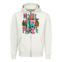 Oatmeal Heather home is where we park it Zipper Hoodie - RanaPortraitStore