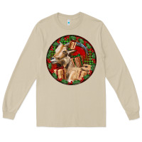 Mushroom Spanish Goat Christmas Long Sleeve Tee - LillyAllenDesigns