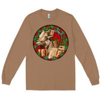 Toasted Coconut Spanish Goat Christmas Long Sleeve Tee - LillyAllenDesigns