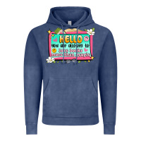 Vintage Denim hello you are allowed to love books more than peop Vintage Hoodie - Artiststas