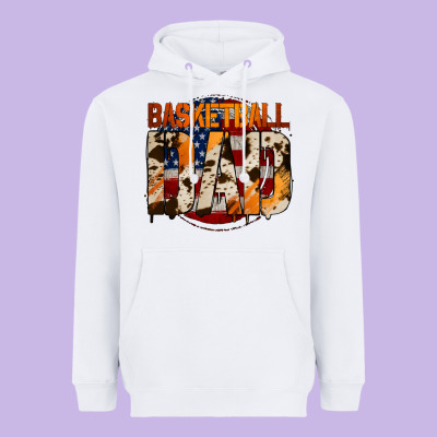 Basketball Dad Heavyweight Hoodie Designed By Jasminsmagicworld