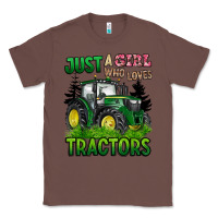 Chestnut just a girl who loves tractors Classic Tee - BarkalooDesign