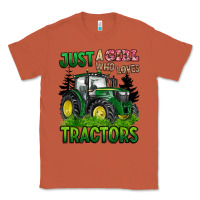 Copper just a girl who loves tractors Classic Tee - BarkalooDesign