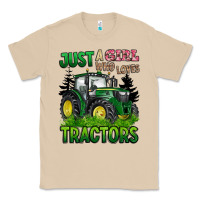 Mushroom just a girl who loves tractors Classic Tee - BarkalooDesign