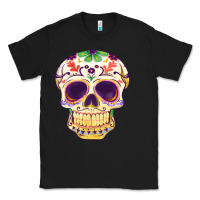 Black Cinco de mayo skull Classic Tee - FaDigitalArtStudio
