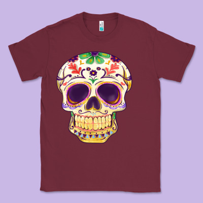 Cinco De Mayo Skull Classic Tee Designed By Fadigitalartstudio