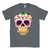 Charcoal Heather Cinco de mayo skull Classic Tee - FaDigitalArtStudio