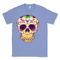 Colony Blue Cinco de mayo skull Classic Tee - FaDigitalArtStudio