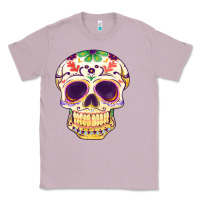 Lilac Cinco de mayo skull Classic Tee - FaDigitalArtStudio