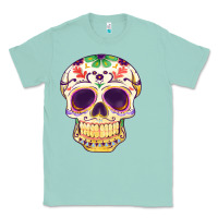 Seafoam Cinco de mayo skull Classic Tee - FaDigitalArtStudio