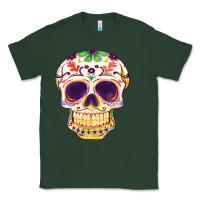 Sports Green Cinco de mayo skull Classic Tee - FaDigitalArtStudio