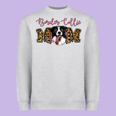 Border Collie Mom Heavyweight Sweatshirt Designed By Jasminsmagicworld