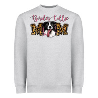 Heather Grey Border Collie Mom Heavyweight Sweatshirt - Jasminsmagicworld
