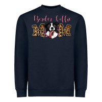 Navy Border Collie Mom Heavyweight Sweatshirt - Jasminsmagicworld