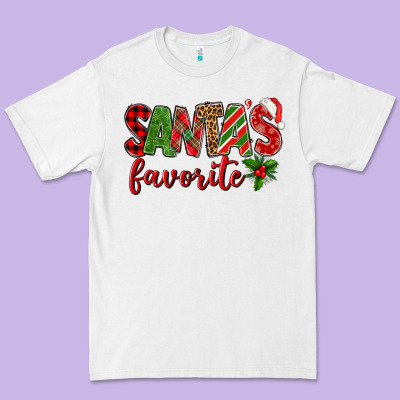 Santa's Favorite Premium Tee Designed By Bundleandbundleshop