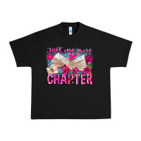 Black Just One More Chapter Urban Heavy Tee - CowhideDigitalArt