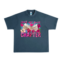 Midnight Navy Just One More Chapter Urban Heavy Tee - CowhideDigitalArt
