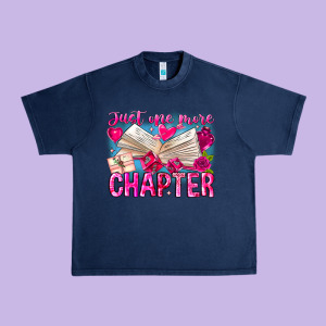Just One More Chapter Urban Heavy Tee Designed By Cowhidedigitalart