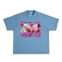 Pebble Blue Just One More Chapter Urban Heavy Tee - CowhideDigitalArt