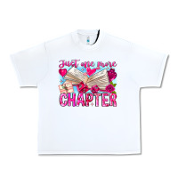 White Just One More Chapter Urban Heavy Tee - CowhideDigitalArt