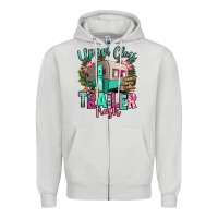 Dove Grey upper class trailer trash Zipper Hoodie - RanaPortraitStore