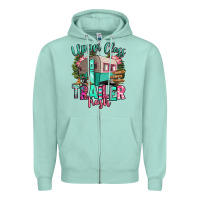 Seafoam upper class trailer trash Zipper Hoodie - RanaPortraitStore