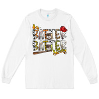 White hey batter batter swing Long Sleeve Tee - SublimationCraftShop