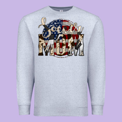 Soccer Mom Premium Sweatshirt Designed By Jasminsmagicworld