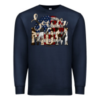 Navy soccer mom Premium Sweatshirt - Jasminsmagicworld