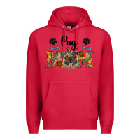 Cardinal western pug mom Premium Hoodie - RanaPortraitStore