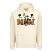 Sandshell western pug mom Premium Hoodie - RanaPortraitStore
