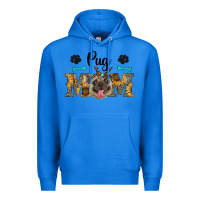 True Royal western pug mom Premium Hoodie - RanaPortraitStore