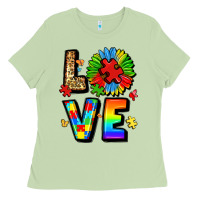 Matcha autism love Ladies Tee - LillyAllenDesigns