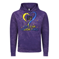 Cloud Purple world down syndrome symbol Vintage Hoodie - Artiststas