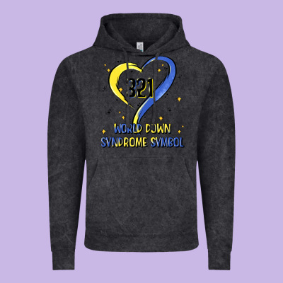 World Down Syndrome Symbol Vintage Hoodie Designed By Artiststas