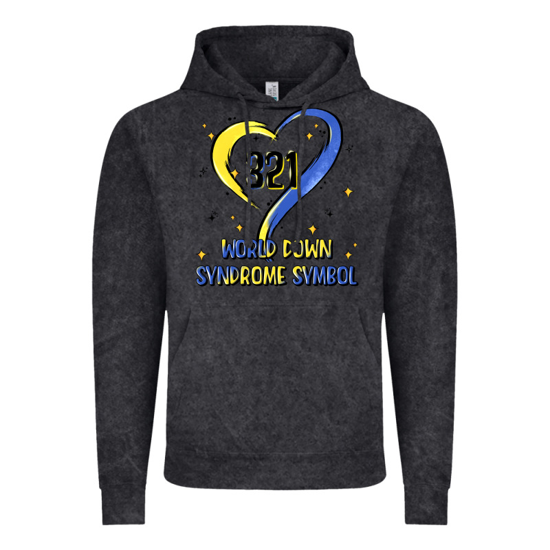 World Down Syndrome Symbol Vintage Hoodie by Artiststas | Teevron