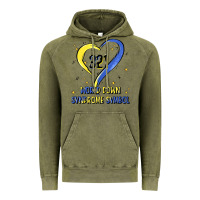 Vintage Olive world down syndrome symbol Vintage Hoodie - Artiststas