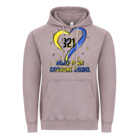 Vintage Zinc world down syndrome symbol Vintage Hoodie - Artiststas