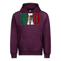 Mauve Wine Mexican Flag Dad Urban Hoodie - Jasminsmagicworld