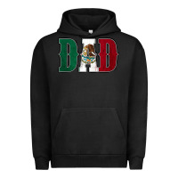 Pigment Black Mexican Flag Dad Urban Hoodie - Jasminsmagicworld