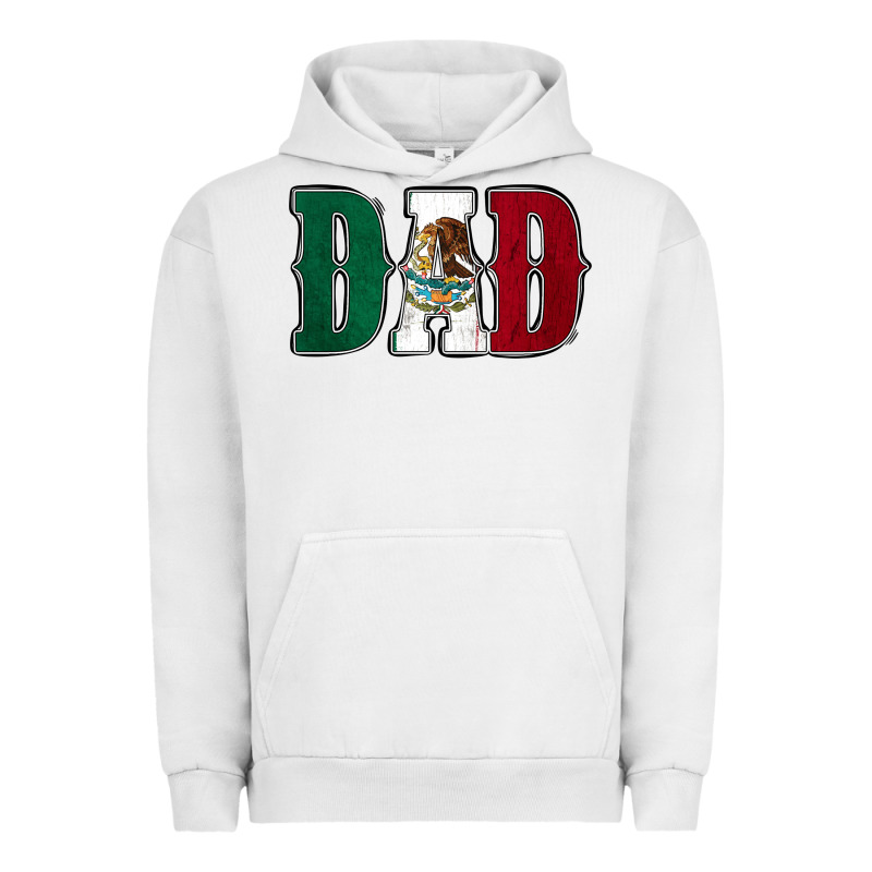 Mexican Flag Dad Urban Hoodie by Jasminsmagicworld | Teevron