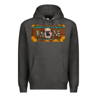 Charcoal Heather western heifer mom with sunflowers and turquoise license plate Premium Hoodie - Artiststas