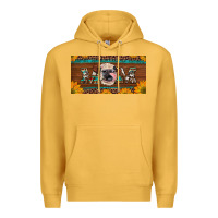 Mustard western heifer mom with sunflowers and turquoise license plate Premium Hoodie - Artiststas