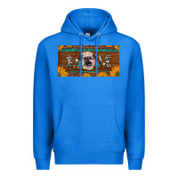 True Royal western heifer mom with sunflowers and turquoise license plate Premium Hoodie - Artiststas
