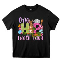 Black Easter Day One hip Lunch Lady Heavy Core Tee - OliviaCreatesArt