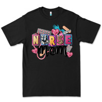 Black nurse mom Premium Tee - FaDigitalArtStudio