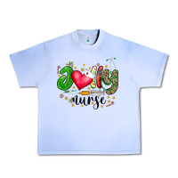 Grape Ice Jolly Nurse Black Urban Heavy Tee - CowhideDigitalArt