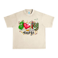 Sandshell Jolly Nurse Black Urban Heavy Tee - CowhideDigitalArt