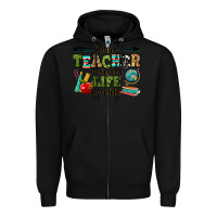 Black being a teacher makes my life complete Zipper Hoodie - RanaPortraitStore